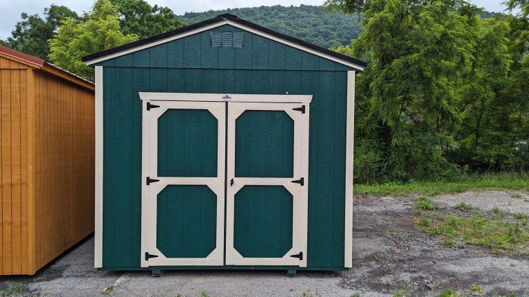 10×14 Utility Shed – Evergreen